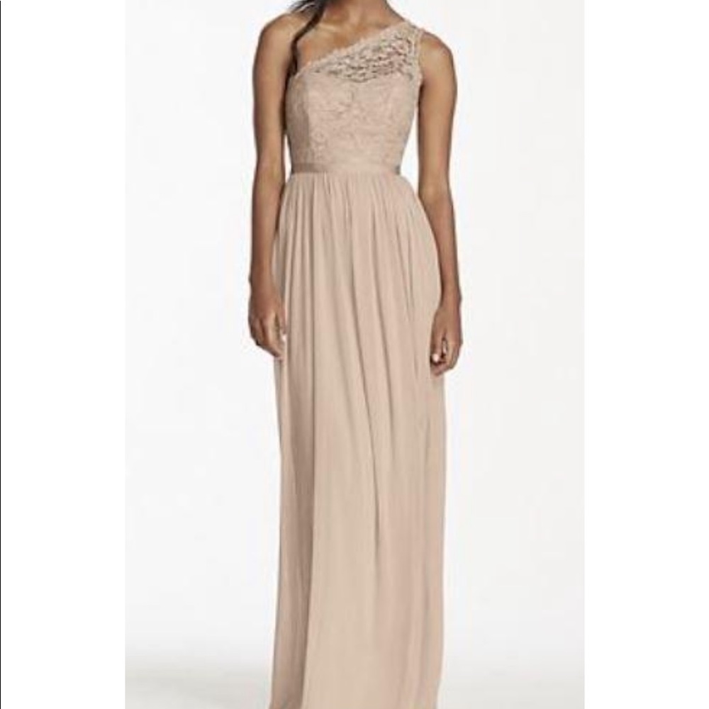 One Shoulder Lace Dress